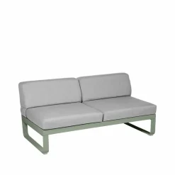 Bellevie Central modulsoffa 2-sits Cactus (grön) flannel grey dyna