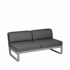 Bellevie Central modulsoffa 2-sits Cactus (grön) graphite grey dyna