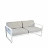 Bellevie 2-sits soffa Cotton white (vit) flannel grey dyna