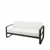 Bellevie 2-sits soffa Liquorice (svart) off-white dyna