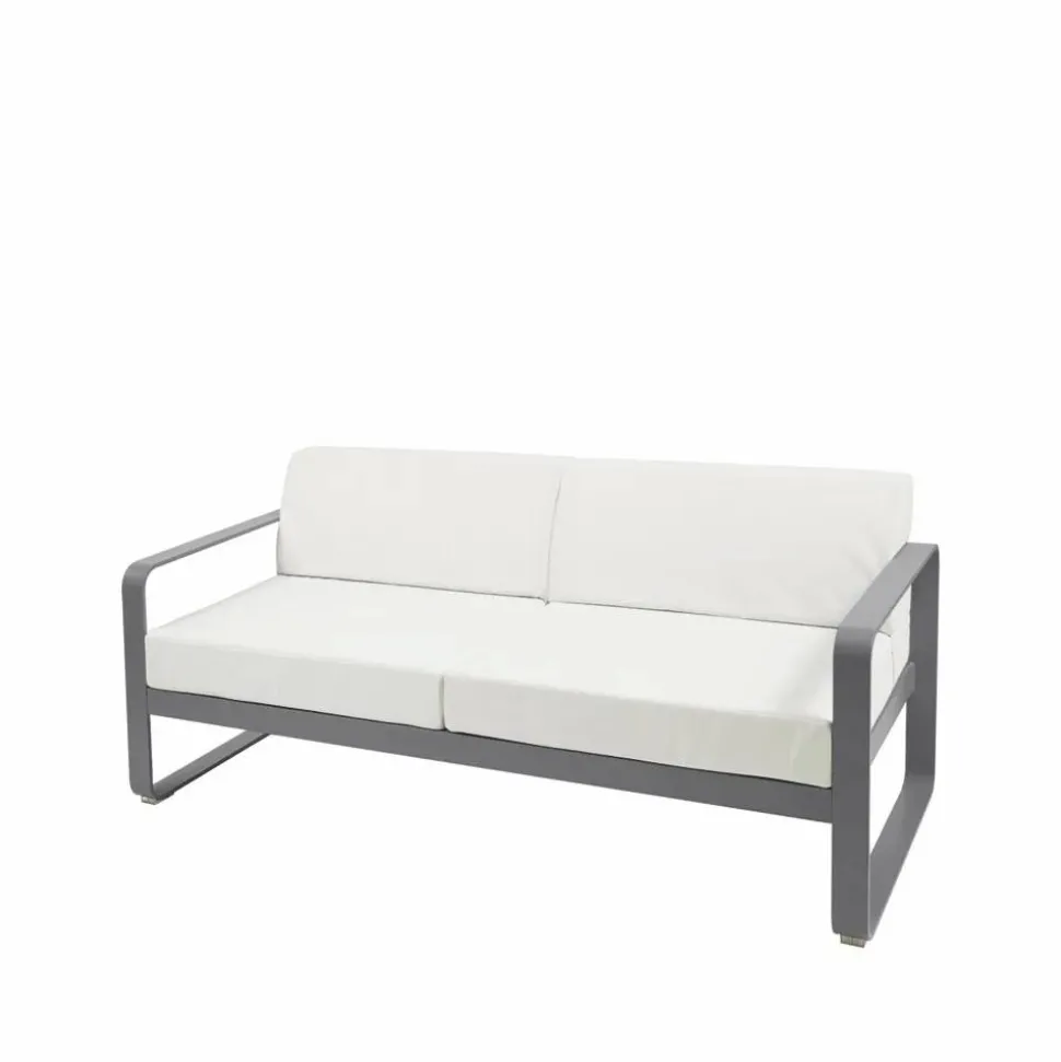 Bellevie 2-sits soffa Storm grey (grå) off-white dyna
