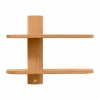 Bend vägghylla Oiled Nature Oak 50x18x40 cm