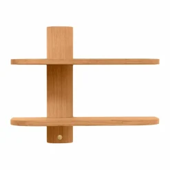 Bend vägghylla Oiled Nature Oak 50x18x40 cm