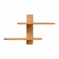 Bend vägghylla Oiled Nature Oak 50x18x40 cm
