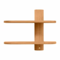 Bend vägghylla Oiled Nature Oak 50x18x40 cm