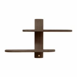 Bend vägghylla Smoked Oiled Oak 50x18x40 cm