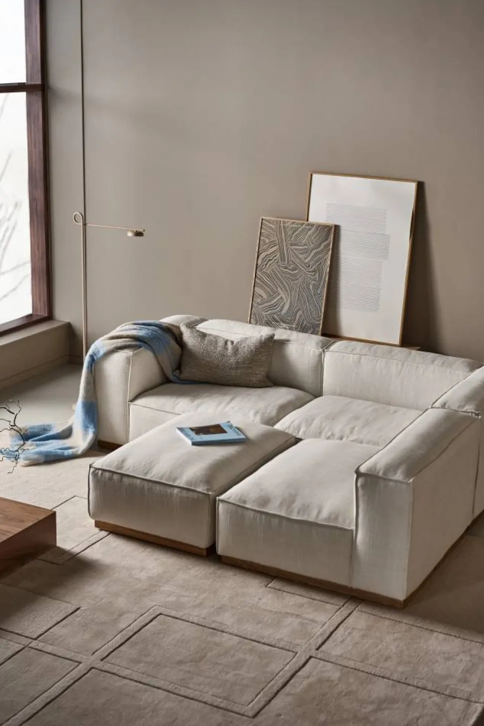 Bergsdal soffa Oslo Nature 1540-ekbetsad ask 3-sits