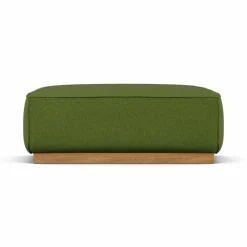 Bergsdal fotpall Luiza Green 3975-ekbetsad ask