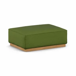 Bergsdal fotpall Luiza Green 3975-ekbetsad ask