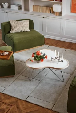 Bergsdal 1 5-sits fåtölj Luiza Green 3975-ekbetsad ask 1 5-sits