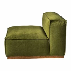 Bergsdal 1 5-sits fåtölj Luiza Green 3975-ekbetsad ask 1 5-sits