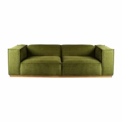 Bergsdal soffa Luiza Green 3975-ekbetsad ask 3-sits