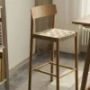 Betty TK15 Bar Chair barstol 75 cm Rökt ek-naturfärgat lin