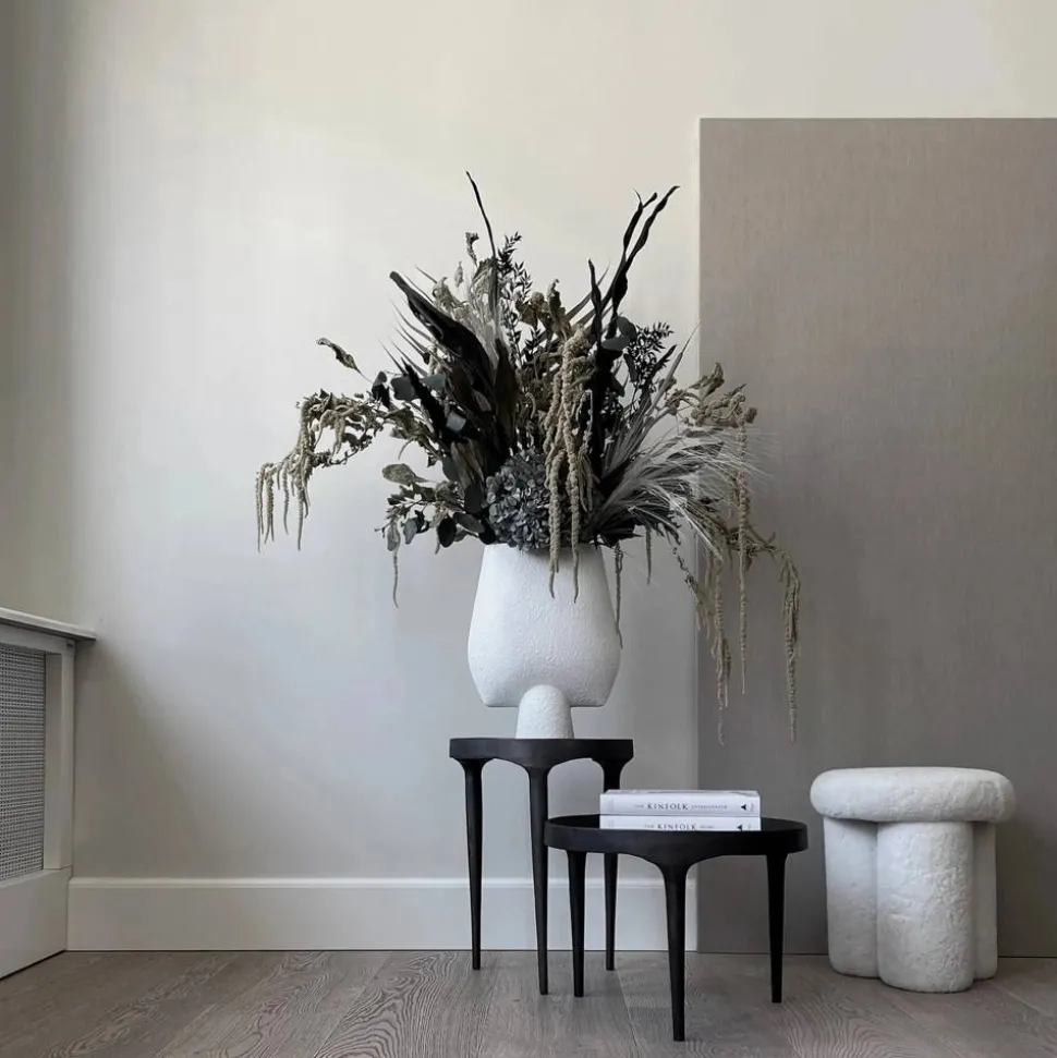 Big Foot pall fårskinn Off-white