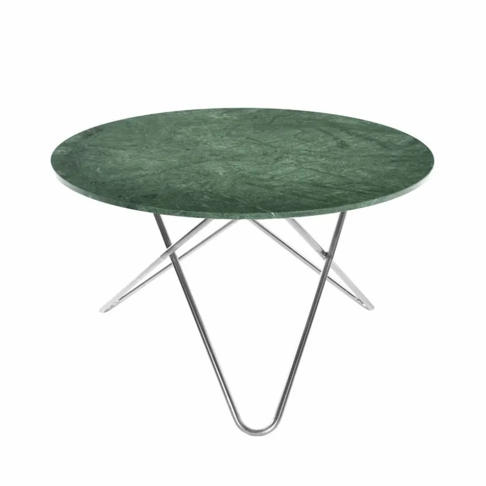Big O Table matbord marmor indio rostfritt stativ