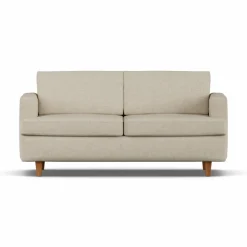 Binga 2 5-sits bäddsoffa Bern Beige 0341-mörkbetsad ask