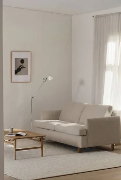 Binga 2 5-sits bäddsoffa Same Beige 6670-mörkbetsad ask