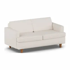 Binga 2 5-sits bäddsoffa Same Off White 6671-mörkbetsad ask