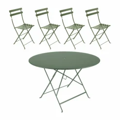 Bistro bord Ø117 cm + 4 stolar Cactus