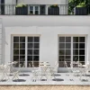 Bistro bord 117x77 cm + 4 stolar Latte beige