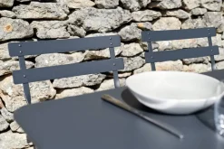Bistro Metal stol Anthracite (grå)