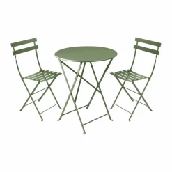 Bistro matgrupp 2 stolar Ø60 cm cactus