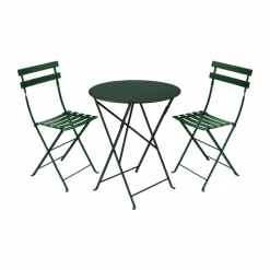 Bistro matgrupp 2 stolar Ø60 cm cedar green