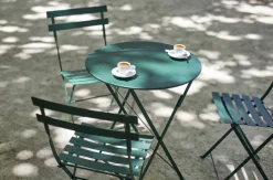 Bistro matgrupp 2 stolar Ø60 cm cedar green