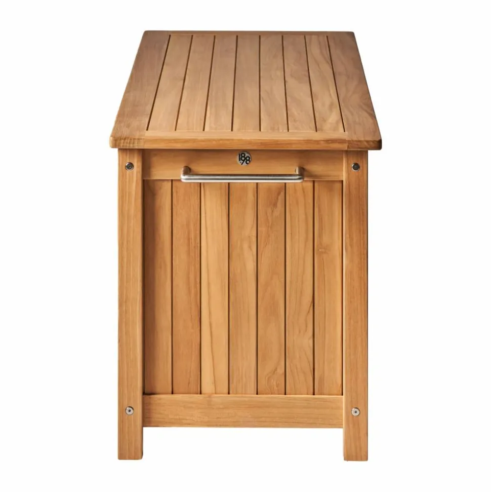 Bjärknäs dynbox med hjul S 130x50x60 cm Teak