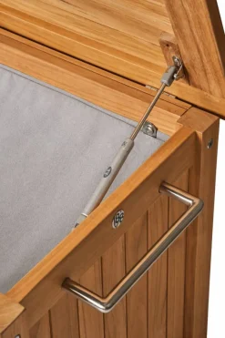 Bjärknäs dynbox med hjul S 130x50x60 cm Teak