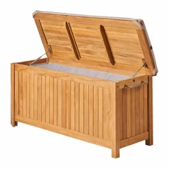 Bjärknäs dynbox med hjul S 130x50x60 cm Teak