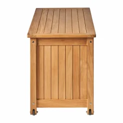 Bjärknäs dynbox med hjul S 130x50x60 cm Teak