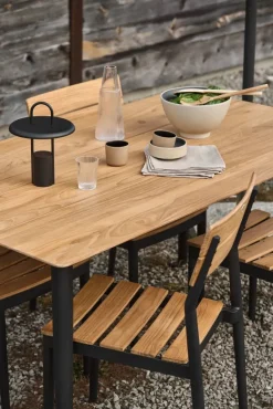 Björnö matgrupp med 4 stolar teak