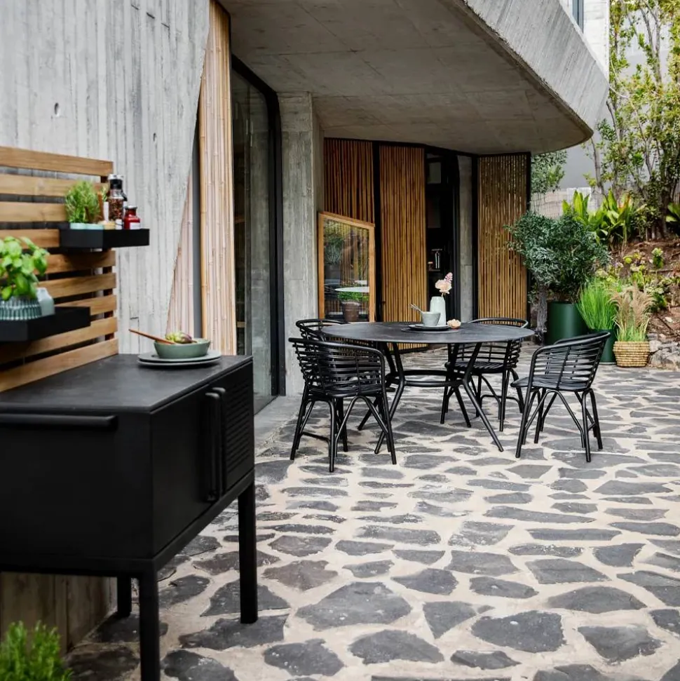Blend karmstol Lava grey