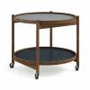 Bølling Tray Table model 60 rullbord water oljat valnötsstativ