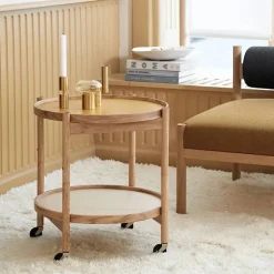 Bølling Tray Table model 50 rullbord leaf rökoljat ekstativ