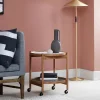 Bølling Tray Table model 50 rullbord clay obehandlat bokstativ