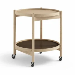 Bølling Tray Table model 50 rullbord earth obehandlat ekstativ