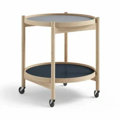 Bølling Tray Table model 50 rullbord water obehandlat ekstativ