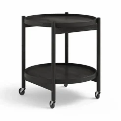 Bølling Tray Table model 50 rullbord ek svart lack svartlackat ekstativ