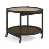 Bølling Tray Table model 60 rullbord earth svartlackat ekstativ