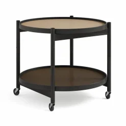Bølling Tray Table model 60 rullbord earth svartlackat ekstativ