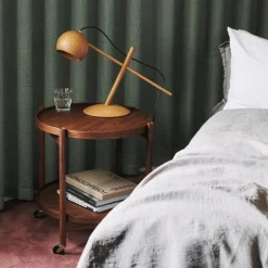 Bølling Tray Table model 50 rullbord earth obehandlat bokstativ