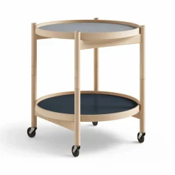 Bølling Tray Table model 50 rullbord water oljat bokstativ