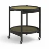Bølling Tray Table model 50 rullbord leaf svartlackat ekstativ