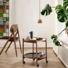 Bølling Tray Table model 50 rullbord water svartlackat ekstativ