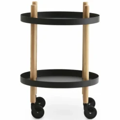 Block bord Ø45 cm Svart