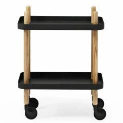 Block bord svart
