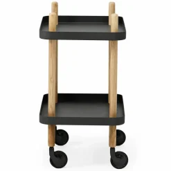 Block bord svart