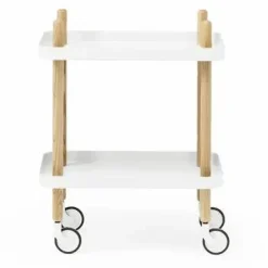 Block bord vit